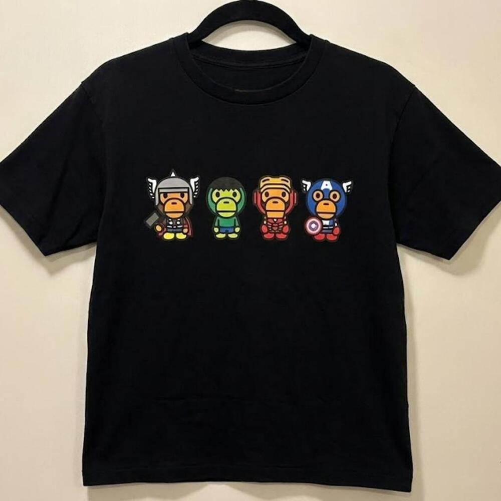 Bape X Marvel Avengers 4 T-Shirt